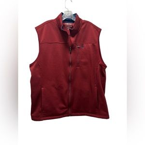 IZOD men’s vest maroon/navy Size XL
